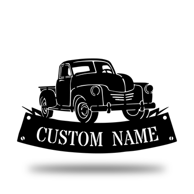 Pickup Truck Monogram